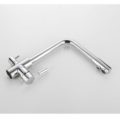 Torneira Monocomando Dupla Saída Gourmet Misturador Cozinha Cromado Dc-6021 Para Filtro