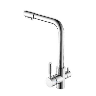 Torneira Monocomando Dupla Saída Gourmet Misturador Cozinha Cromado Dc-6021 Para Filtro