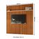 Painel New Guaporé Para 75 Polegadas Do Piso Ao Teto - Madetec Cinamomo Off White
