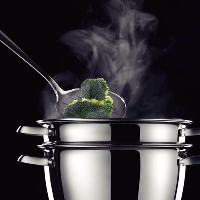 Cuscuzeira Allegra Tramontina Inox Fundo Triplo 2 Peças Caçarola Cozi Vapor