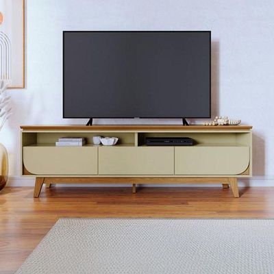 Rack Bancada Selene Para De 75 Polegadas - Madetec Cumaru Opala