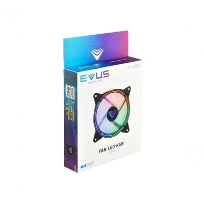 Cooler Gamer Evus F-12rgb Fan 12cm Com Led Rgb