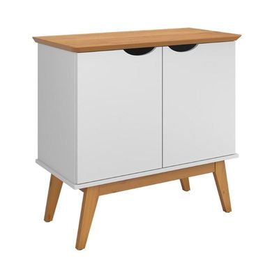 Buffet Com 2 Portas Colombo Branco Acetinado