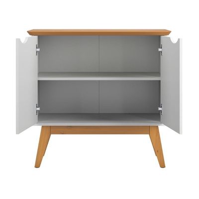 Buffet Com 2 Portas Colombo Branco Acetinado