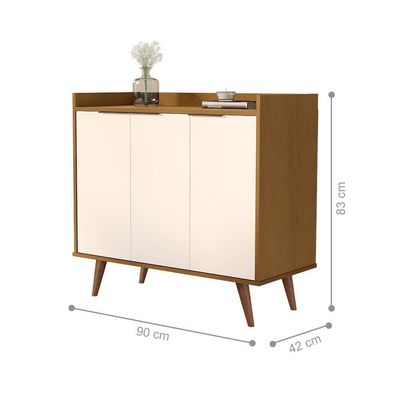 Buffet Com 3 Portas Kanshipur Nature Perola