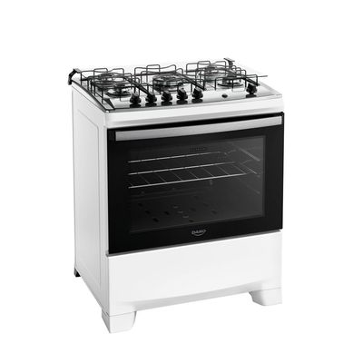Fogão 5 Bocas Dako com Mesa Inox Supreme Tripla Chama Bivolt