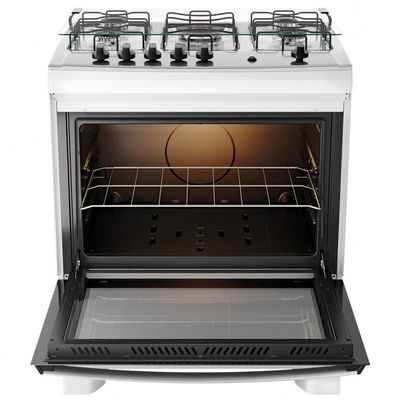 Fogão 5 Bocas Dako com Mesa Inox Supreme Tripla Chama Bivolt