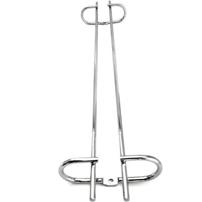 2 Suportes Organizadores De Armário Porta Taças Cromado 42cm