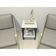 Mesa De Cabeceira Mesa De Apoio Mesa Auxiliar Mesa Lateral Preto Com Branco