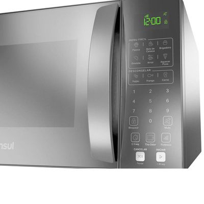 Forno de Micro-ondas Consul CMS46AR com Função Menu Fácil 32L Prata / 110V