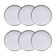 Conjunto 6 Pratos Sobremesa 19cm Canyon Porcelana Tramontina