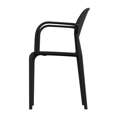 Cadeira Slick Com Braço Pretro Grifit