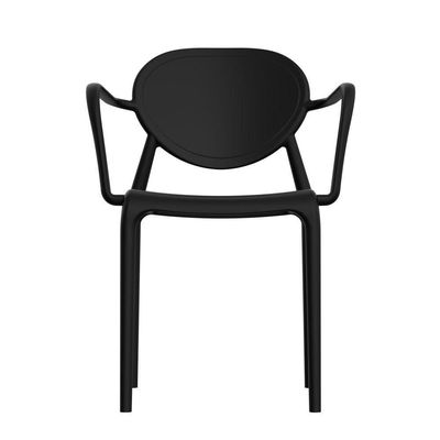 Cadeira Slick Com Braço Pretro Grifit