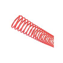 Espiral para Encadernação Vermelho 20mm 120 Folhas 70 und