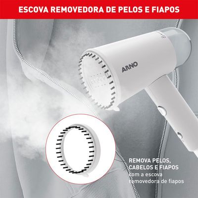 Vaporizador de Roupa Portátil Arno Steam Travel 1100W HS11 Cinza 220v Cinza / 220V