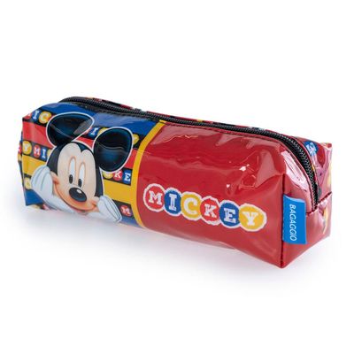 Estojo Escolar Masculino Disney Mickey Vermelho U / Vermelho