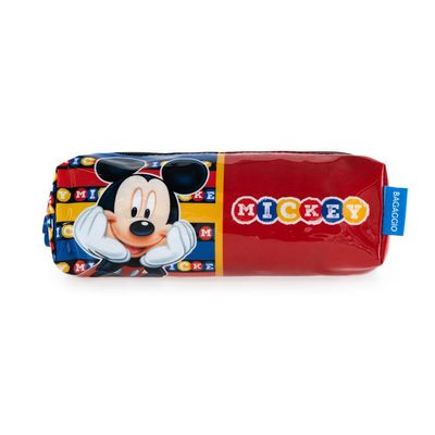 Estojo Escolar Masculino Disney Mickey Vermelho U / Vermelho