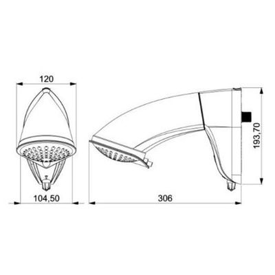 Chuveiro Ducha Eletrônica Nd - Zagonel Voltagem:220v 220v
