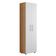Armário Multiuso Organizador 2 Portas Sabrina 60cm Amêndoa/Branco