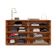 Cômoda Porto 8 Gavetas Branca e Freijó