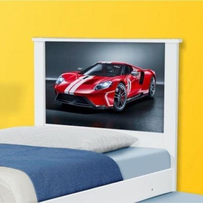 Cama Bibox Solteiro Carro Sport Vermelho