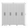 Guarda-Roupa Bartira Porto com 8 Portas e 4 Gavetas 219,2 de Largura Branco