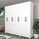 Guarda-Roupa Bartira Porto com 8 Portas e 4 Gavetas 219,2 de Largura Branco