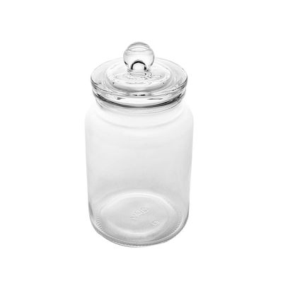 Porta Mantimento de Vidro Lyor Arena com Tampa - 1,1 litros Transparente