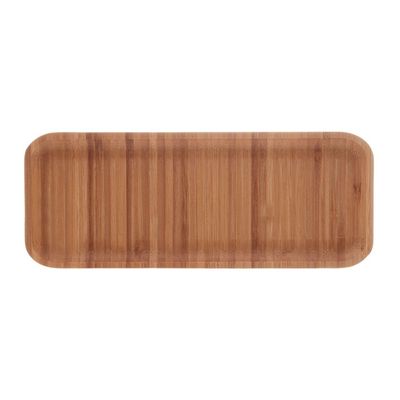 Petisqueira Bandeja Lyor Hire Retangular de Bambu 28x11cm Natural