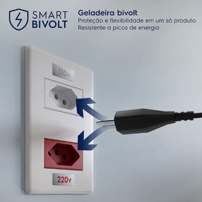 Geladeira Electrolux Frost Free Inverter 480L IT70B Efficient com AutoSense Duplex Black Inox Look Preto / Bivolt