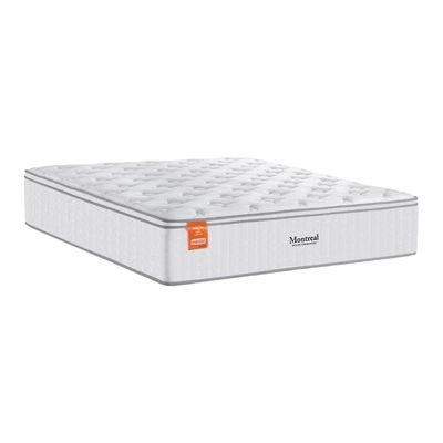 Cama Box Casal Queen Size MGA Itaflex Universal Colchão Inducol Montreal Branco