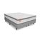 Cama Box Casal Queen Size MGA Itaflex Universal Colchão Inducol Montreal Branco