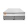 Cama Box Casal Queen Size MGA Itaflex Universal Colchão Inducol Montreal Branco