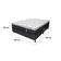 Cama Box Viúva Castor New Alfa com revestimento em tecido Poliéster + Colchão Viúva New Alfa One com Molejo, Euro Pillow 24x128x188cm Cinza
