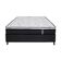 Cama Box Viúva Castor New Alfa com revestimento em tecido Poliéster + Colchão Viúva New Alfa One com Molejo, Euro Pillow 24x128x188cm Cinza