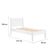 Cama de Solteiro Barreto Siena Branco