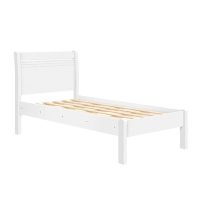 Cama de Solteiro Barreto Siena Branco