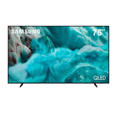 Smart TV QLED 75 4K Samsung QN75Q7FAAGXZD Preto