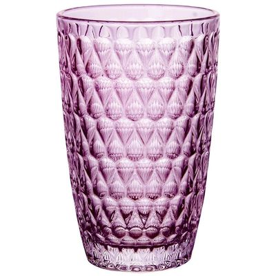 Conjunto de Copos L`Hermitage Amelie em Vidro 355ml 6 Peças Roxo