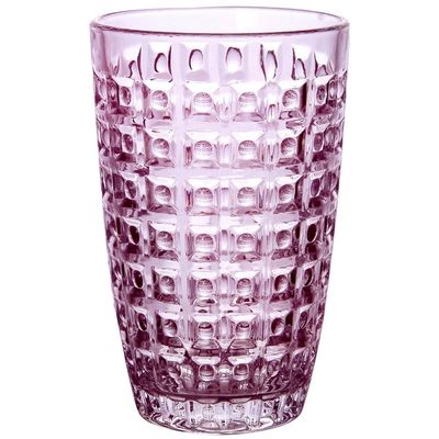 Conjunto de Copos L`Hermitage Chevalier em Vidro 355ml 6 Peças Roxo