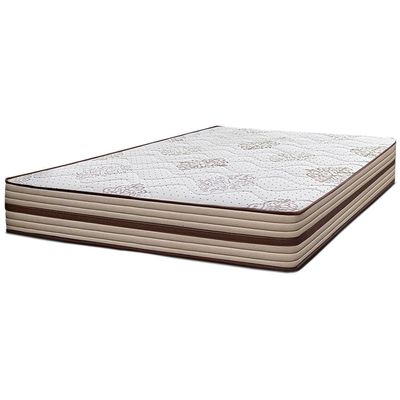Colchão Queen Cama InBox Livity com Molas Ensacadas e Espuma D26 24x158x198cm Bege
