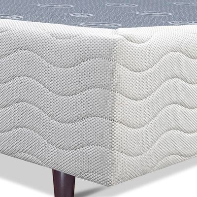 Base Box para Colchão Solteiro Cama inBox Moderne 26x88x188cm Branco
