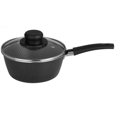 Panela Multiflon Essencial em Alumínio com Revestimento Interno Antiaderente e Tampa de Vidro com Saída de Vapor 18 cm n/a