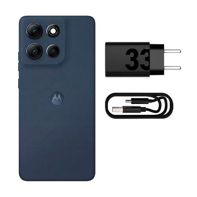 Smartphone Motorola Moto G86 5G Tela 6.7 pOLED 256GB 8GB RAM Câmera 50MP 4K IP69 Desbloqueado Grafite