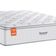 Cama Box Casal King Size MGA Itaflex + Colchão Inducol Montreal Branco