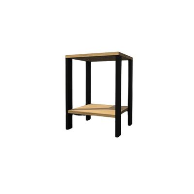 Mesa De Cabeceira Mesa De Apoio Mesa Auxiliar Mesa Lateral Preto E Carvalho