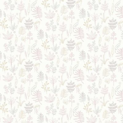 Papel de Parede MiniMe Folhagem Rosa 17168