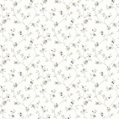 Papel de Parede Happy Floral Branco 12331