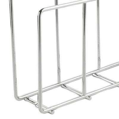 Suporte para Tábuas de Carne Corte Organizador Aramado para Cozinha Cromado Masutti