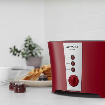 Torradeira Britânia Tosta Pane 3 em 1 Inox 7 Níveis 850W 127V